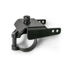 Black powder-coated universal air pumper bracket