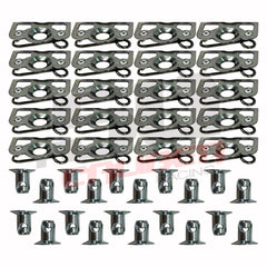 Dzus Tab Plate Kits - Dimpled Center