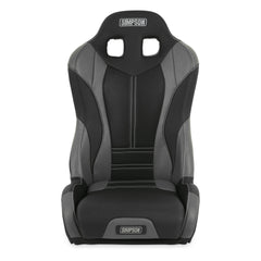 Simpson Racing Pro Sport Off-Road Suspension Seat Black/Charcoal/Gray