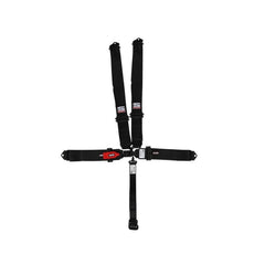 Simpson Racing 1B33NIKX 5-Point Harness Latch/Link - SFI 16.1 - 3-Inch - Black Bolt-On, 3-inch Shoulder and Lap Belts, No Pads