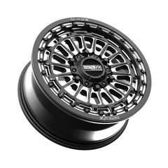 Metal FX Delta 6R Beadlock | Satin Black Contrast Cut