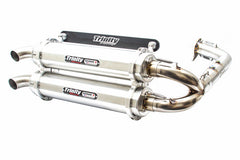 Trinity Racing RZR TURBO / S EXHAUST - STAINLESS STEEL - FULL SYSTEM