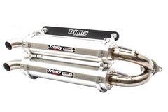 Trinity Racing RZR PRO XP / TURBO R EXHAUST - STAINLESS STEEL - SLIP ON