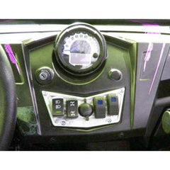 4 Switch Dash Panel Machined Finish