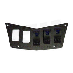 5 Switch Dash Panel Black