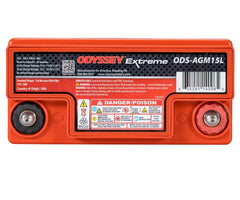 Odyssey Battery Powersport Extreme AGM Battery (PC545) ODS-AGM15L