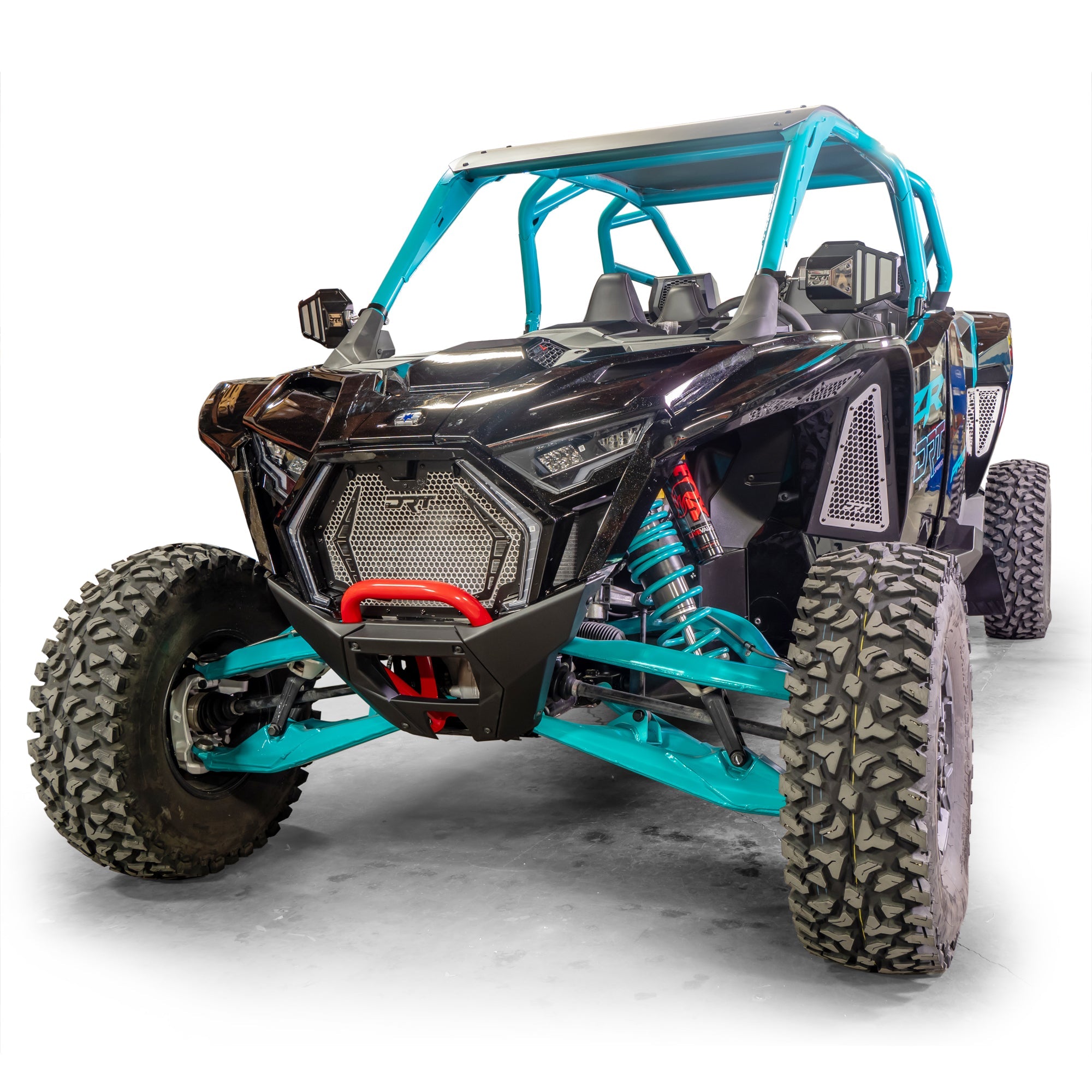 Polaris RZR 2025 Pro Series Fender Kit installed front view