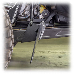 Polaris RZR Pro XP billet aluminum rock guard installed