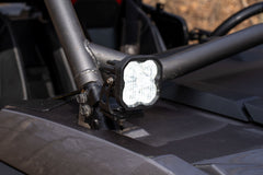 Diode Dynamics Stage Series SS3 A-Pillar Pod Kit for 2014-2018 Polaris RZR XP, Sport White Combo DD7846