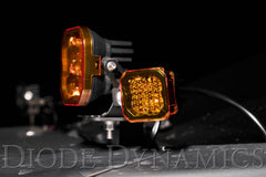 Diode Dynamics Stage Series C1 LED Pod Cover, Yellow (one) DD6605