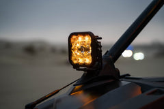 Diode Dynamics Polaris RZR A-Pillar LED Pod Kit, SS3 Sport Yellow Combo DD7636