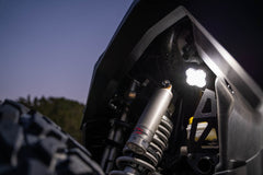 Diode Dynamics Stage Series SXS Rock Light Installer Kit, RGBW M8 w/Controller (4-pack) DD7751C