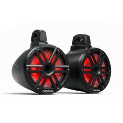 Rockford Fosgate M2 10in. Color Optix 2-Way Horn Loaded Tower Speakers (Pair) - Black M2WL-10HB