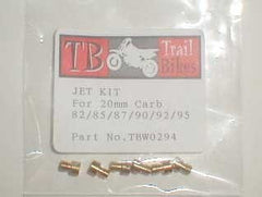Jet Kit for 20mm carb jets included