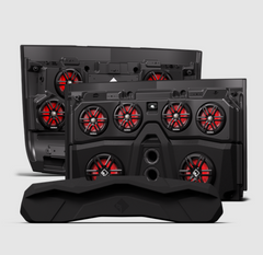 Rockford Fosgate 18+ Polaris Ranger Crew Front & Rear Audio Roof RNGR18-ROOF4M2