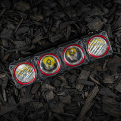 KC Bezel Ring KC FLEX ERA BAR Red 4PC 30579