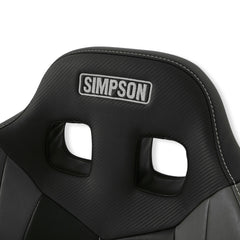 Simpson Racing Pro Sport Off-Road Suspension Seat Black/Charcoal/Gray