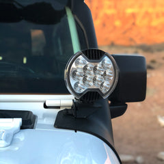 KC HiLiTES 6 in SlimLite LED - Light Shield - Clear 5103