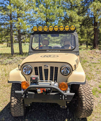 KC HiLiTES 6 in Pro6 Gravity Light cover - 50th Anniversary Smiley Face- Yellow / Black KC Logo 5114