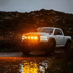 KC HiLiTES SlimLite 8 In. LED - Light Shield - Amber 5208