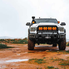 KC HiLiTES SlimLite 8 In. LED - Light Shield - Amber 5208