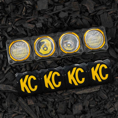 KC Cover FLEX ERA LED Light Bar 10in Black Yellow EA 5331