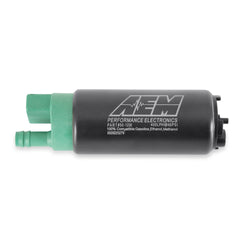 AEM 400LPH E85-Compatible Hi Flow In-Tank EFI Fuel Pump - Double Barb