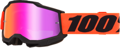 100-PERCENT ACCURI 2 GOGGLE FERRAN MIRROR DRK RED LNS