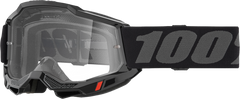100-PERCENT ACCURI 2 OTG GOGGLE BLACK CLEAR LENS