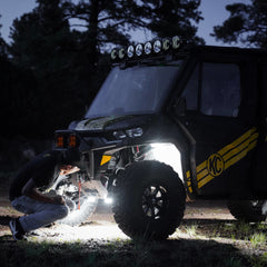 KC HiLiTES Two-Light Add-On Cyclone V2 Kit - Clear - 2.5 Meters Long 6331