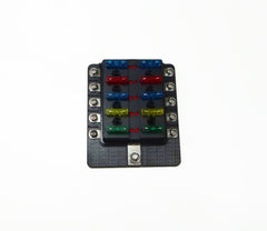 10 Way Screw Fuse Block - LED Indicators