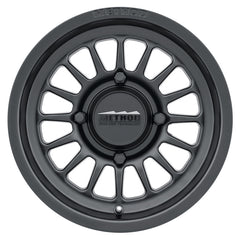 Method MR411 Bead Grip 15x7 / 5+2/38mm Offset / 4x136 / 106.25mm CB Matte Black Wheel MR41157047552