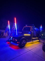 Game Changer LED Whip Set - Red, White & Blue Edition - Marshin Whips