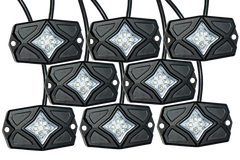 UTV Stereo RGBW Rock Light Kit - 8pcs | UTVS-RLKIT8