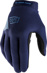 100-PERCENT RIDECAMP WOMEN'S GLOVES NAVY/SLATE XL