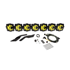 KC HiLiTES 45 in Pro6 Gravity LED -7-Light - Light Bar System - 140W Combo Beam - for 17-19 Can-Am Maverick X3 91334