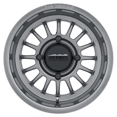 Method MR411 Bead Grip 15x7 / 4+3/13mm Offset / 4x136 / 106.25mm CB Gloss Titanium Wheel MR41157047843