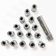 Chrome Locking Lug Nuts - 16 Pack