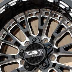 Metal FX Slayer R Beadlock | Gloss Black Contrast Cut