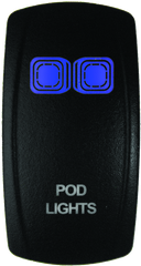 DragonFire Racing Lighted Switch On/Off Blue 522614