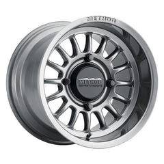 Method MR411 Bead Grip 15x7 / 4+3/13mm Offset / 4x156 / 132mm CB Gloss Titanium Wheel MR41157046843