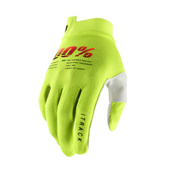 100-PERCENT ITRACK GLOVES FLUO YELLOW SM