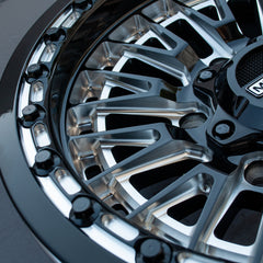 Metal FX Slayer 6R Beadlock | Gloss Black Contrast Cut