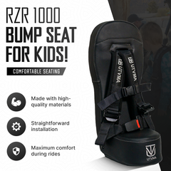 RZR 1000/900 Bump Seat (XP, Turbo, Turbo S, Dynamix, Trail, High Lifter) 2014-2023 - UTVMA
