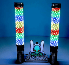Big Moe 2.0 Multi Color with Brake and Turn Signals - Marshin Whips
