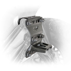 DRT Can Am Maverick X3 2017+ Dual Sheer Radius Rod Plate Front side view