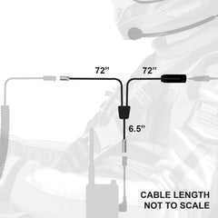 Rugged IMSA 4-Conductor 4C Circle Track Road Race Car Harness