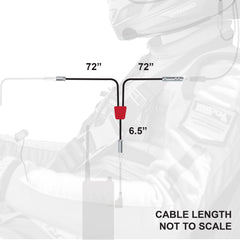 Rugged NASCAR 3-Conductor 3C Circle Track Road Race Car Harness