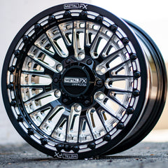 Metal FX Slayer 6R Beadlock | Gloss Black Contrast Cut