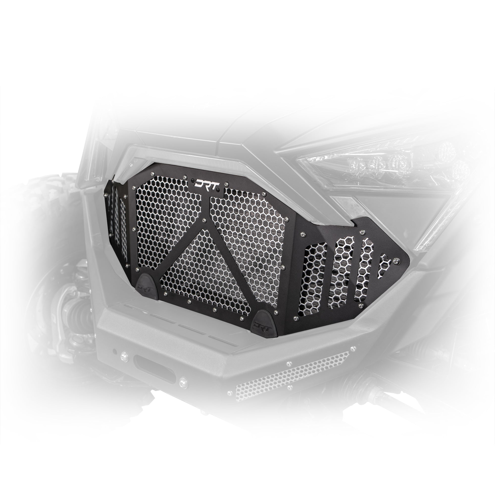 DRT RZR Pro R / Turbo R 2022-2024 Aluminum Grill Highlighted Side view